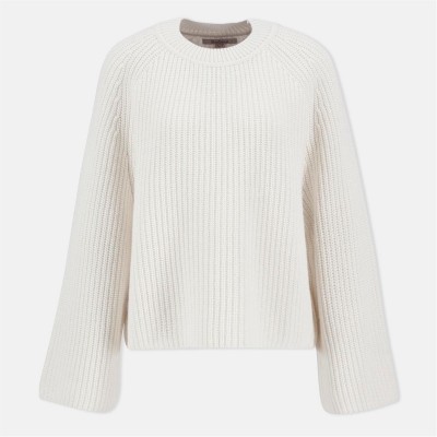 пуловер,дамски,плетени,дрехи,barbour,vera,crew,neck,jumper,cloud