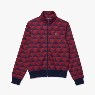 блуза,мъжки,горнища,с,качулка,мъжки,ежедневни,облекла,lacoste,robert,george,jacquard,motif,zipped,sweatshirt,multi,colour