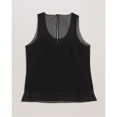 потник,дамски,ризи,дамски,топове,ted,baker,ted,panel,tank,top,ld62,black