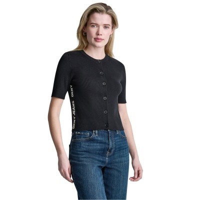 плетена,блуза,дамски,плетени,дрехи,дамски,топове,dkny,women's,knitted,top,black,eggnog