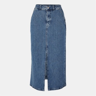 пола,поли,и,къси,панталони,ted,baker,denim,mdi,skirt,ld99,blue