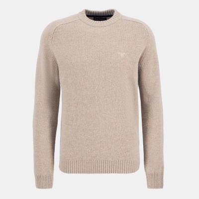 пуловер,мъжки,пуловери,barbour,grangetown,crew,neck,jumper,stone,st17
