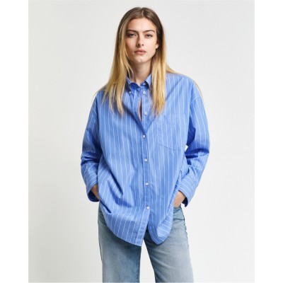 дамски,ризи,gant,os,striped,poplin,bd,shirt,clear,sk,clear,sky
