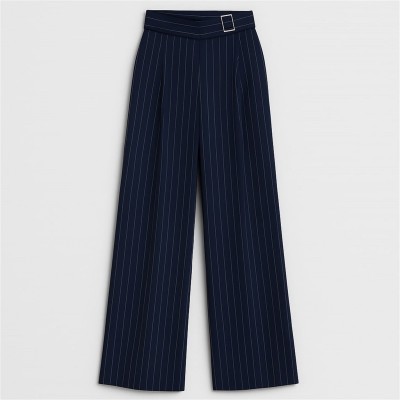 дамски,чорапогащи,и,клинове,дамски,долнища,размер+,дамски,облекла,размер,i,saw,it,first,pinstripe,wide,leg,trouser,navy