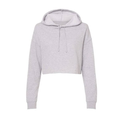 суичър,дамски,горнища,с,качулка,miso,women's,cropped,hoodie,grey