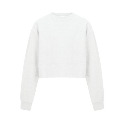 блуза,дамски,блузи,дамски,облекла,размер,miso,women's,cropped,sweatshirt,white
