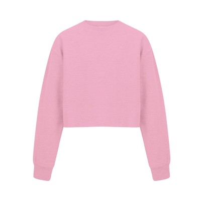 блуза,дамски,блузи,дамски,облекла,размер,miso,women's,cropped,sweatshirt,pink