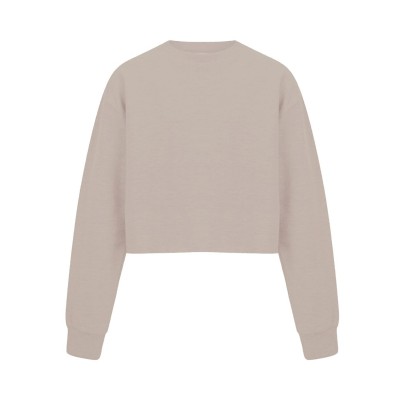 блуза,дамски,блузи,дамски,облекла,размер,miso,women's,cropped,sweatshirt,sand