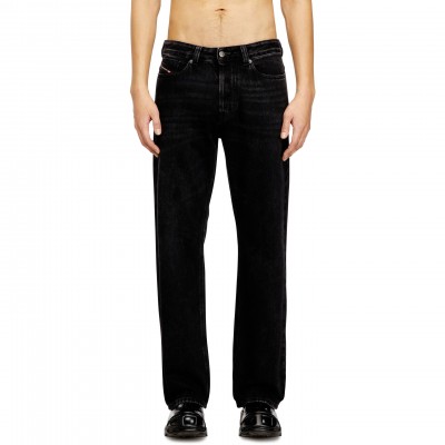 дънки,мъжки,дънки,diesel,men,s,wide,leg,jeans,washed,black