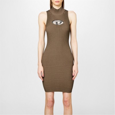 рокля,дамски,поли,и,рокли,diesel,m,onerva,mini,dress,brown