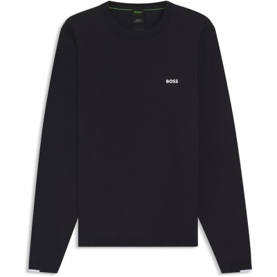 пуловер,мъжки,пуловери,boss,logo,crewneck,jumper,dark,blue,402