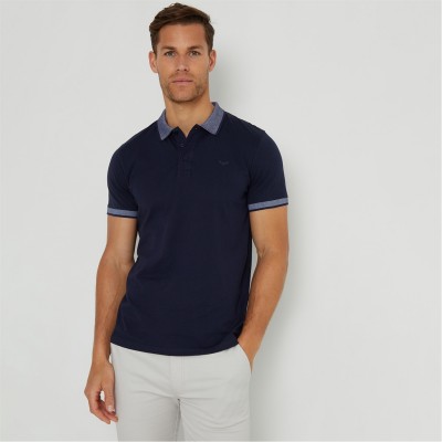 threadbare,birdseye,collar,cotton,jersey,polo,shirt,navy