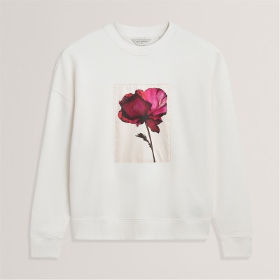 дамски,плетени,дрехи,ted,baker,ted,floralpatch,swt,ld62,ivory