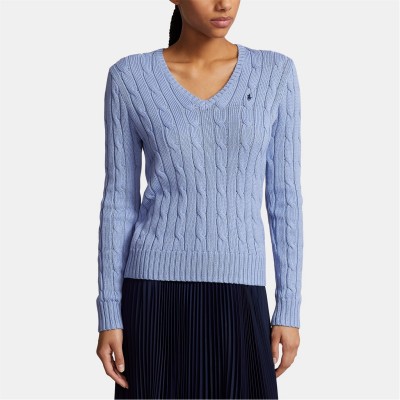 пуловер,дамски,плетени,дрехи,polo,ralph,lauren,kimberly,cable,knit,jumper,new,litch,blue