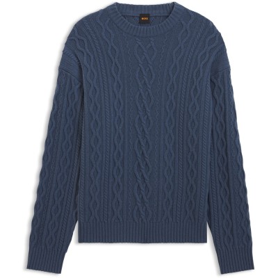мъжки,пуловери,boss,boss,kableto,10274233,01,open,blue,495