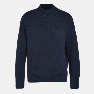 дамски,пуловер,дамски,плетени,дрехи,barbour,womens,sandy,jumper,navy