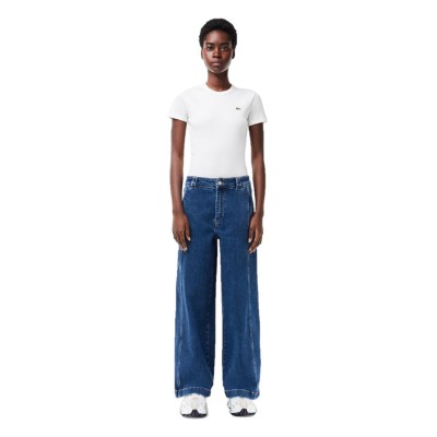 дънки,дамски,дънки,lacoste,lacoste,wide,jeans,ld99,medium,blue