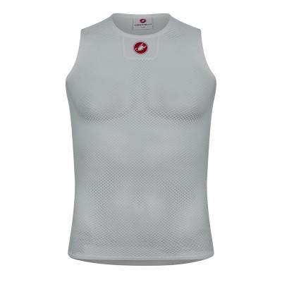 промоция,на,зимни,облекла,облекло,за,колоездене,castelli,core,mesh,3,sleeveless,baselayer,white