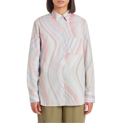 дамски,ризи,ps,paul,smith,swirl,patterned,shirt,multicolour