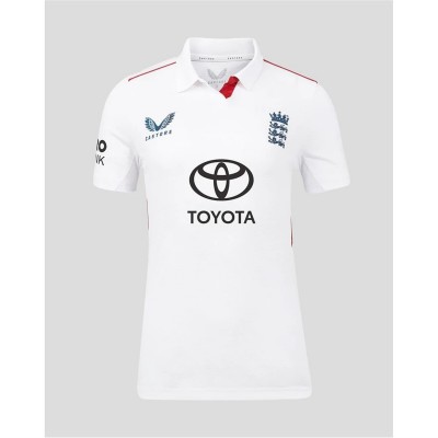 мъжко,облекло,за,крикет,castore,england,test,shirt,2025,adults,brill,white