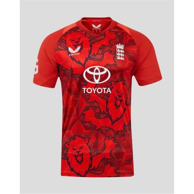 мъжко,облекло,за,крикет,castore,england,t20,shirt,2025,2026,red,red