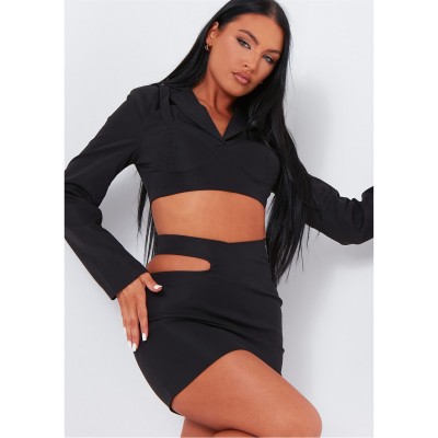 сако,дамски,топове,missy,empire,cropped,bust,cup,blazer,black
