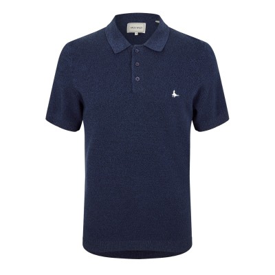 блуза,с,яка,мъжки,блузи,с,яка,мъжки,пуловери,мъжки,тениски,jack,wills,men's,knitted,short,sleeve,polo,shirt,navy