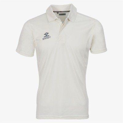 риза,с,къс,ръкав,мъжко,облекло,за,крикет,shrey,cricket,performance,playing,shirt,short,sleeve,sn00,off,white