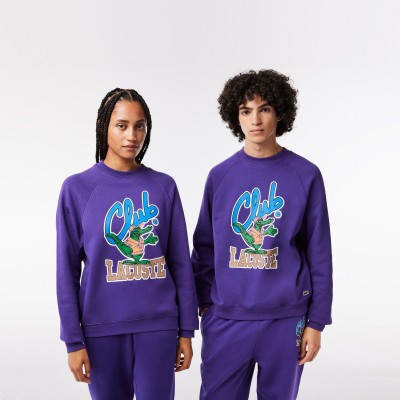 пуловер,мъжки,пуловери,lacoste,men,s,printed,crew,neck,jumper,acai