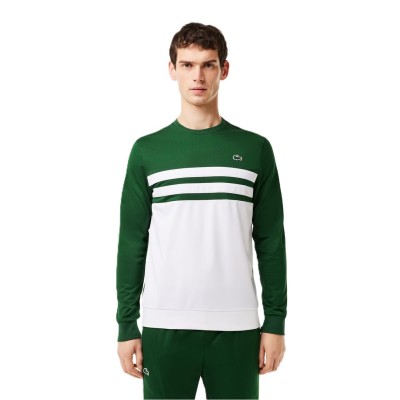 блуза,облекла,на,разпродажба,мъжки,пуловери,lacoste,logo,sweatshirt,green,white