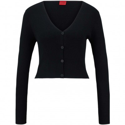 дамска,жилетка,hugo,sanderin,10247854,01,cardigan,womens,black