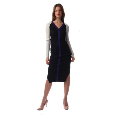 рокля,дамски,поли,и,рокли,boss,long,sleeve,knitted,bodycon,dress,open,misc