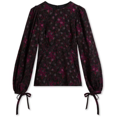 дамски,топове,ted,baker,terre,peplum,top,black
