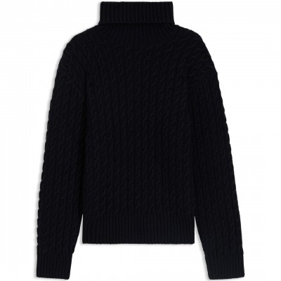 пуловер,мъжки,пуловери,boss,men,s,hbb,herrero,wool,crew,neck,jumper,blue,409