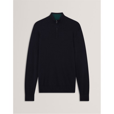 мъжки,пуловери,ted,baker,ted,merino,half,zip,sn00,navy