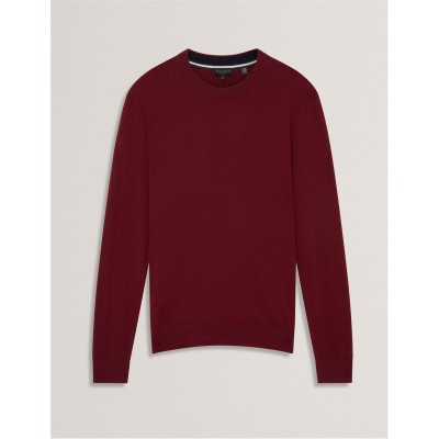 мъжки,пуловери,ted,baker,ted,merino,crewneck,sn00,oxblood