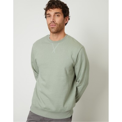 плетена,блуза,threadbare,men's,crew,satsuma,knitted,top,iceberg,green