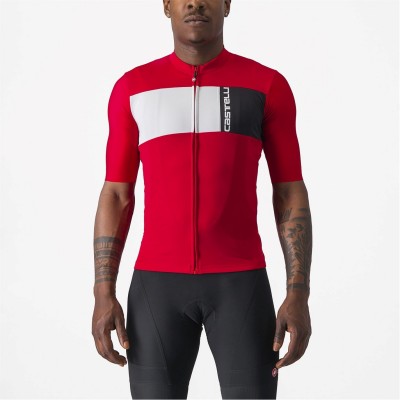 блуза,с,къс,ръкав,облекло,за,колоездене,castelli,prologo,7,short,sleeve,jersey,red