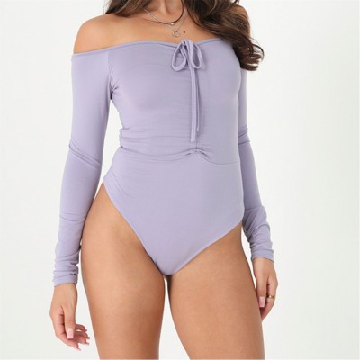 дамски,топове,brave,soul,sleeve,bodysuit,with,ruched,detail,lilac