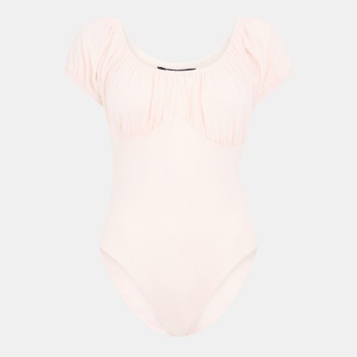 brave,soul,puff,sleeve,bodysuit,blush,peach