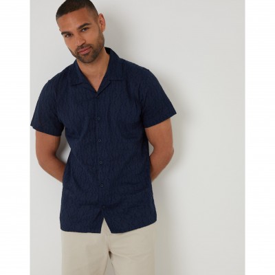 threadbare,men,s,short,sleeve,bowling,shirt,navy