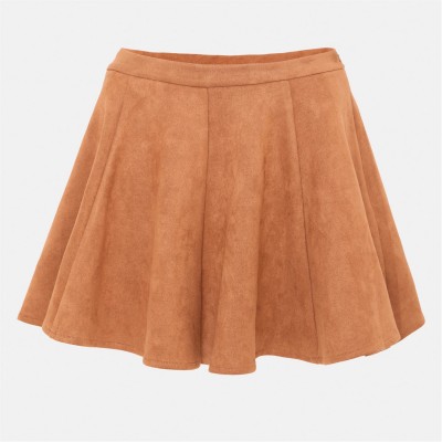 пола,поли,и,къси,панталони,дамски,облекла,размер,i,saw,it,first,faux,suede,skater,skirt,tan