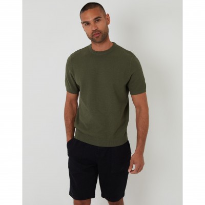 плетена,блуза,threadbare,men,s,welsh,knitted,top,khaki