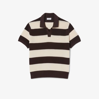плетена,блуза,мъжки,пуловери,мъжки,тениски,lacoste,men,s,knitted,top,cream,419