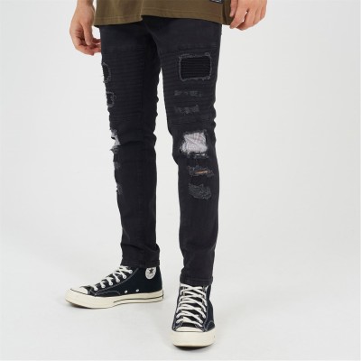 мъжки,дънки,brave,soul,wash,biker,jean,charcoal