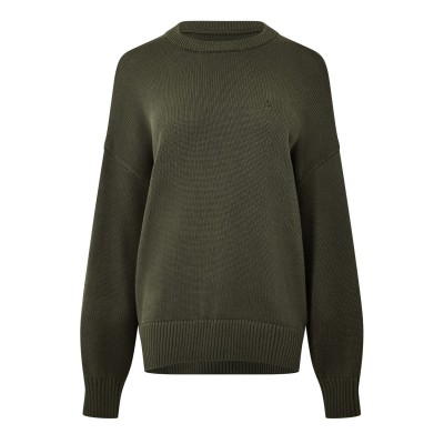 пуловер,дамски,плетени,дрехи,дамски,облекла,размер,jack,wills,oversized,jumper,ld44,dark,khaki