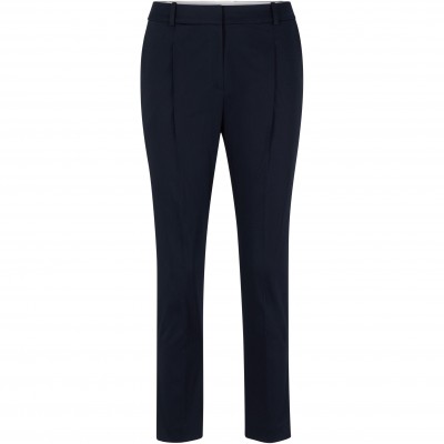 дамски,панталони,boss,women,s,tetida,pleated,trousers,dark,blue