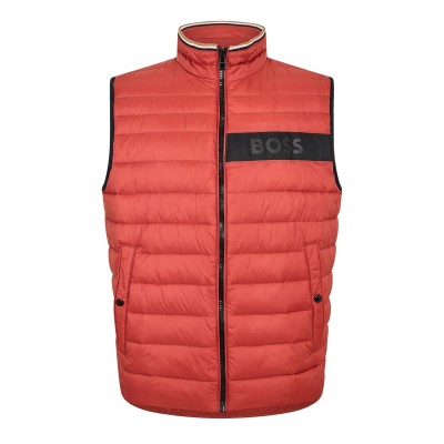 елек,облекла,на,разпродажба,мъжки,якета,boss,men's,darolan,sleeveless,gilet,open,brown