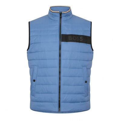 елек,облекла,на,разпродажба,мъжки,якета,boss,men's,darolan,sleeveless,gilet,open,blue