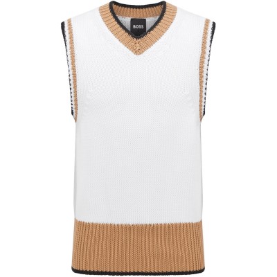 потник,мъжки,пуловери,boss,boss,climax1,vest,sn99,white
